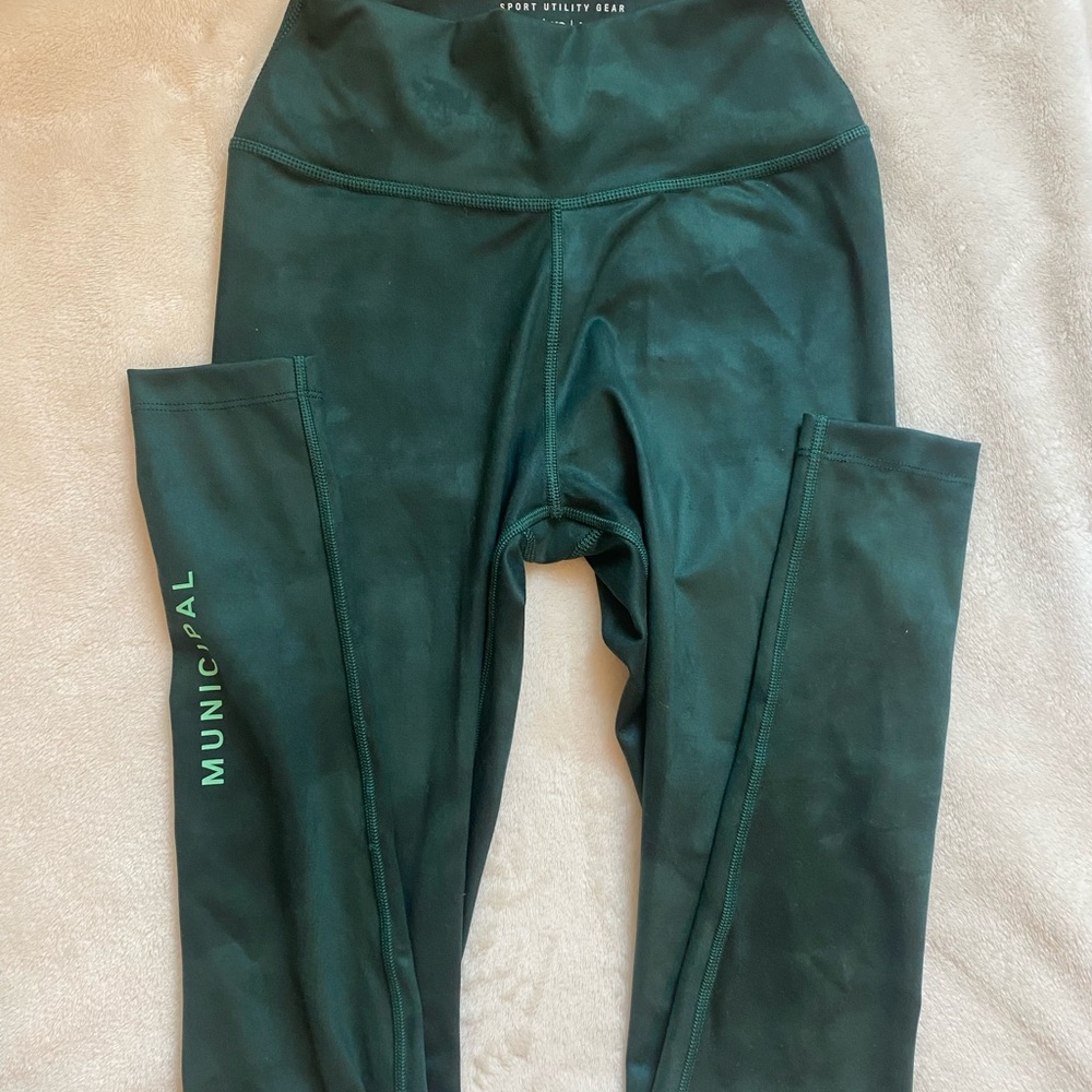 Forest Green High-Waist Athletic Leggings